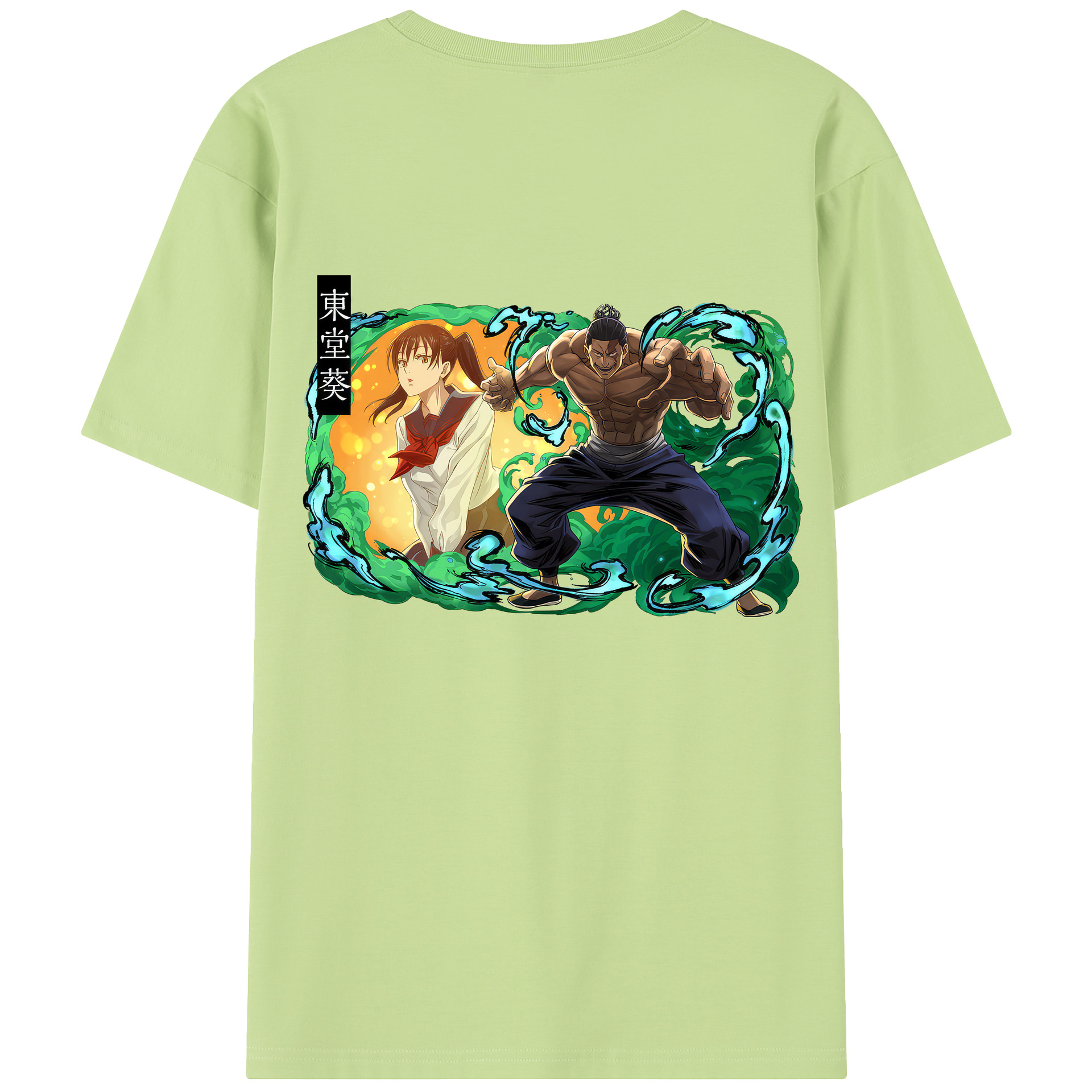 （画像用） 呪術廻戦 Jujutsu Kaisen 綿100％半袖Tシャツ（背面プリント）
